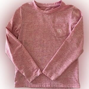 Prodoh Pink/White Fish Like A Girl Fishing Shirt Size 4T Long Sleeve